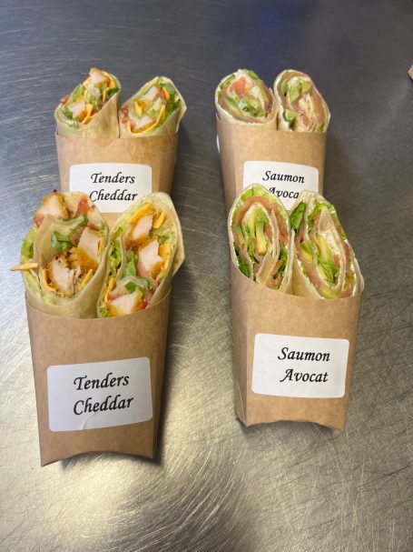 Wrap tenders ou Saumon